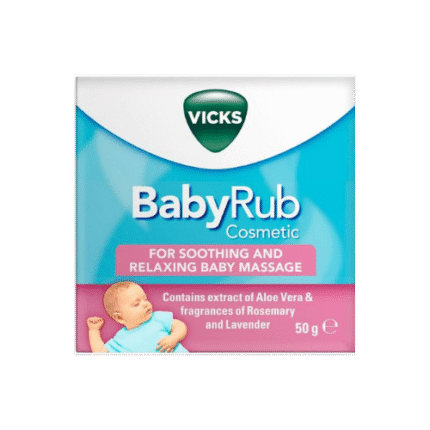 Vicks Baby Rub масажен крем  с алое вера, розмарин и лавандула 50 гр